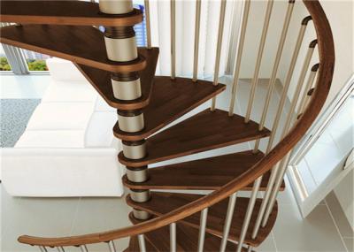 Prima Home Modular Spiral Staircase With Laminated Tempered Glass Tread And Post Railing