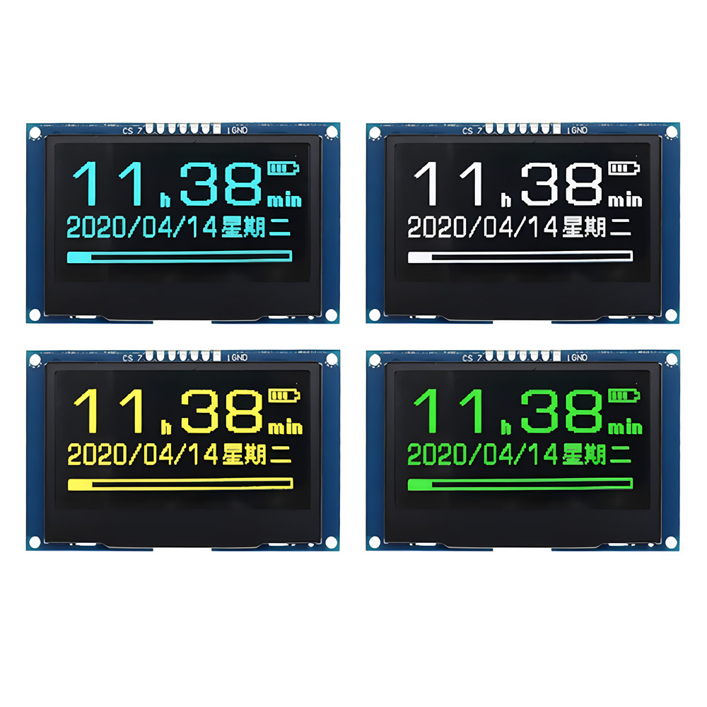 2.42 дюймовая 7-колючая интерфейсная панель управления SPI OLED SSD1309/SPD0301