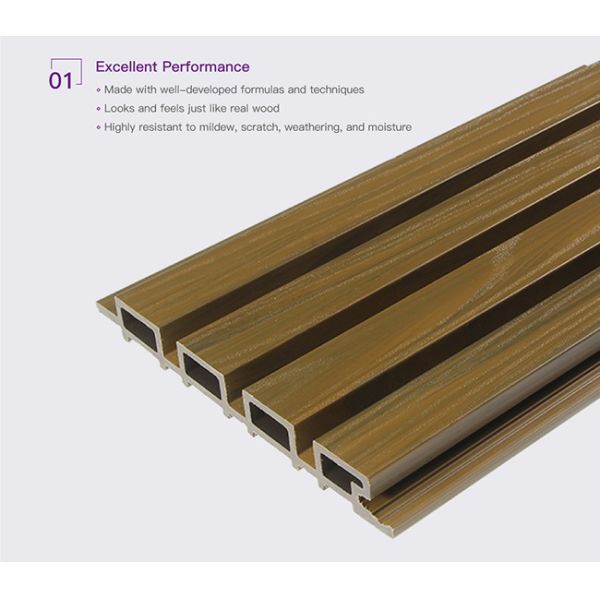 плакирование FSC Cetificate квартиры WPC 2.2m на открытом воздухе составное