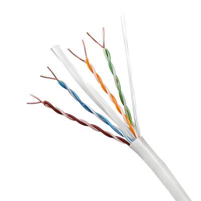 CMR PVC 23AWG Outdoor UTP Cable CAT6 Gray High Speed Network Lan Cable 1000FT