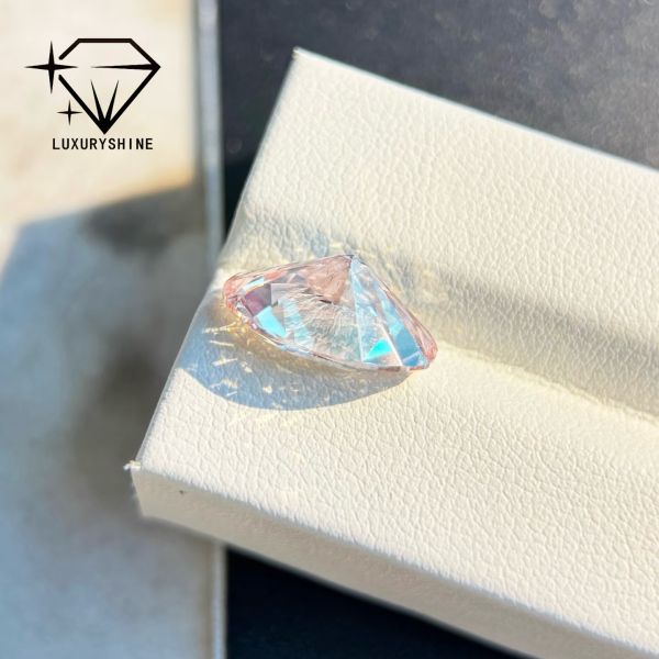 LuxuryShine 1-10CT Fancy pink Oval Lab Grown Diamond VVS-VS Loose Diamonds Customized jewelry with IGI Certificate﻿