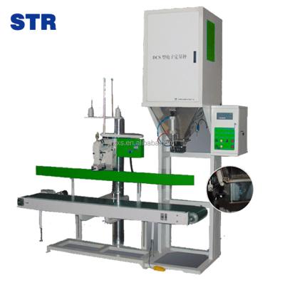 DCS-25 Fully Automatic Salt Bagging Granule Packaging Machine for 5kg 10kg 25kg 50kg Bags