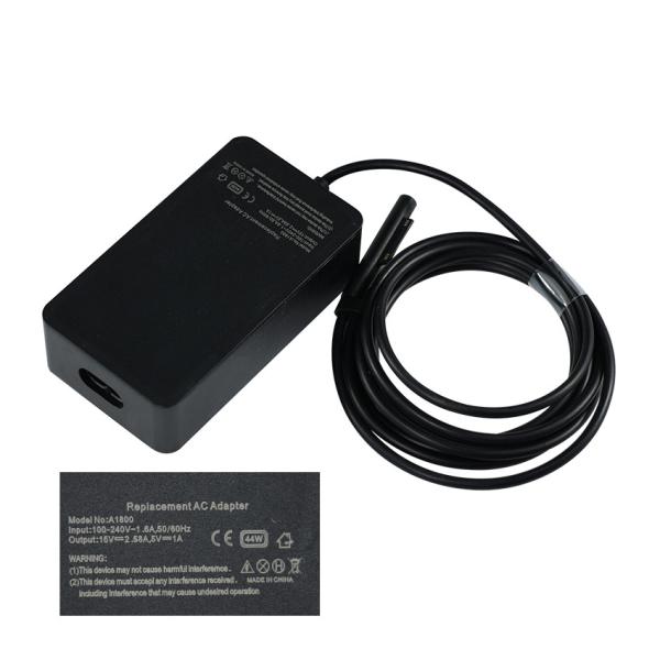 65W 15V 4A Power Adapter for Microsoft Surface Pro Laptop Charger