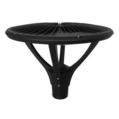 O UFO exterior conduzido do preto da lanterna da luz do jardim do pátio deu forma a 30 watts