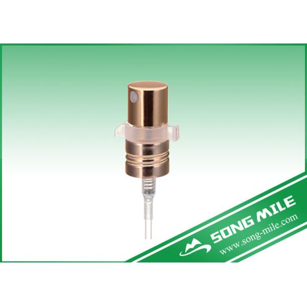 Gold Alumminum Cheap Fine Mist Sprayer for Glass Screw Bottle