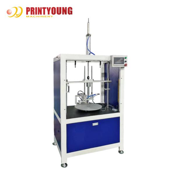 NZ4820 Servo D-shaped Round Box Mouth Inward Folded Machine