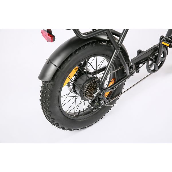 48V 1000W Fat Tyre Adult Electric Bicycle Vintage Mountain E Bike with 20 Inch Wheel
