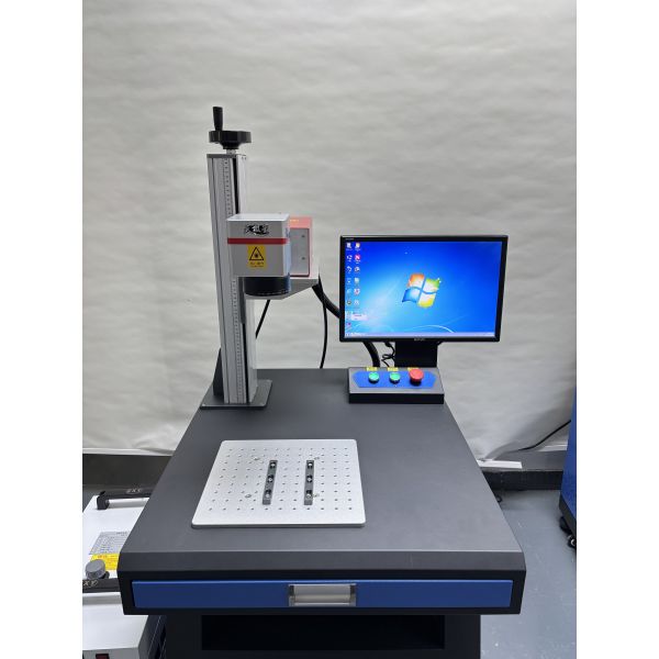 UV Cold Light Technology Fiber Laser Marking Machine with Compact Design for No Thermal Damage Engraving