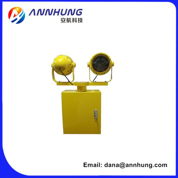 Two Head Airport Beacon Night 2 Emitting Color Steel 304 Powder Coated