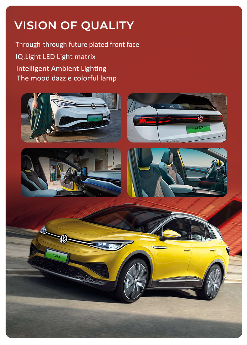 Volkswagen Id4X Ternary Lithium Battery VW Electric Car Fast 0.67h Slow12.5h