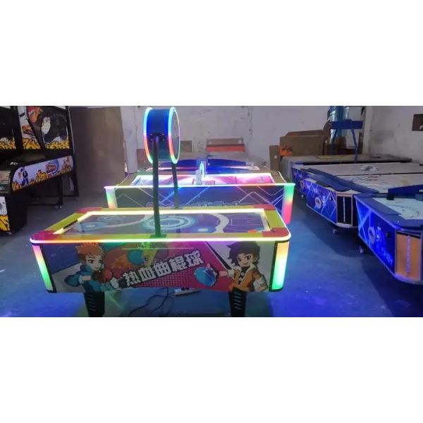 US PLUG 220V Arcade Air Hockey Table for Shopping Mall Entertainment