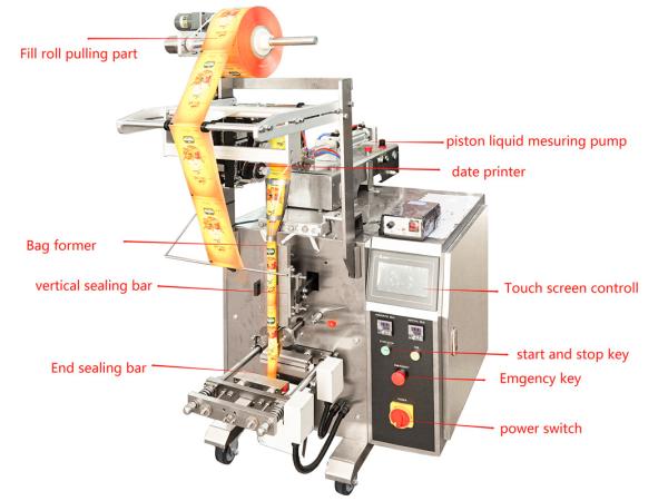Automatic Vertical Pouch Sachet Water Filling Packing Machine Bag Water Liquid Sachet Packing Filling And Sealing Machin