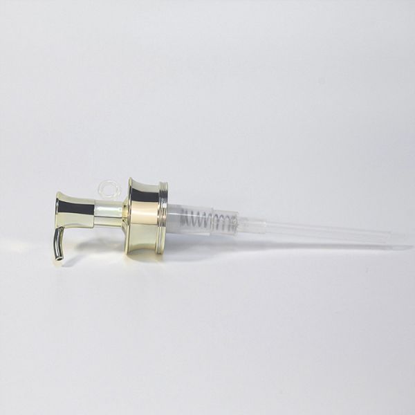 Gold Pump Empty Liquid Cleanser Cosmetic Packaging Pet Squeeze 500ml Pink Shampoo Bottle