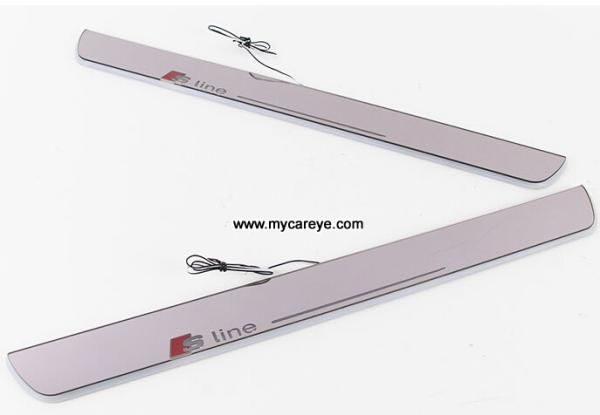 Audi A4L B9 wholesale market car door sill plate safety led lights pedal