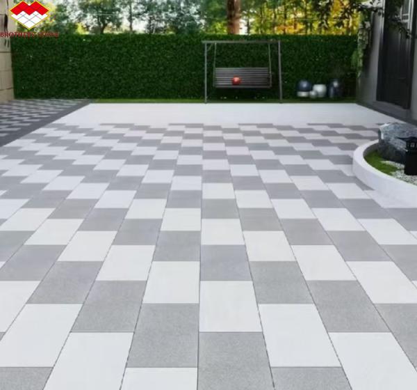 Brothers Stone Flamed Grey Granite Slab Paving Tiles for Honed Natural Stone Driveway