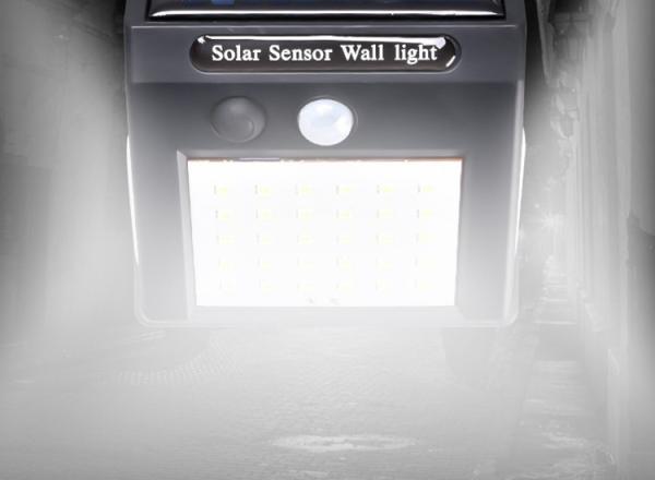 Safety 6500K LED Solar Garden Light Night Emergency Light With Motion Sensor
