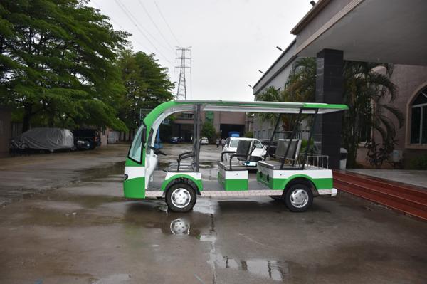 Mini carro Sightseeing bonde de 8 passageiros com a caixa traseira do pacote pequeno