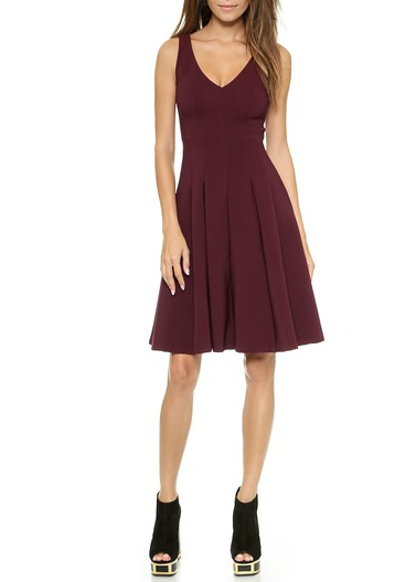 Women Precise Pleated Jersey Dress