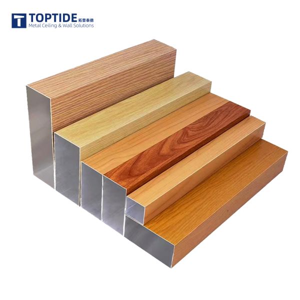 Linear Strip 1.5mm RAL9006 Metal Baffle Ceiling Snap Grid Ceiling Artistic Textured Curved Ceiling Covering Materials