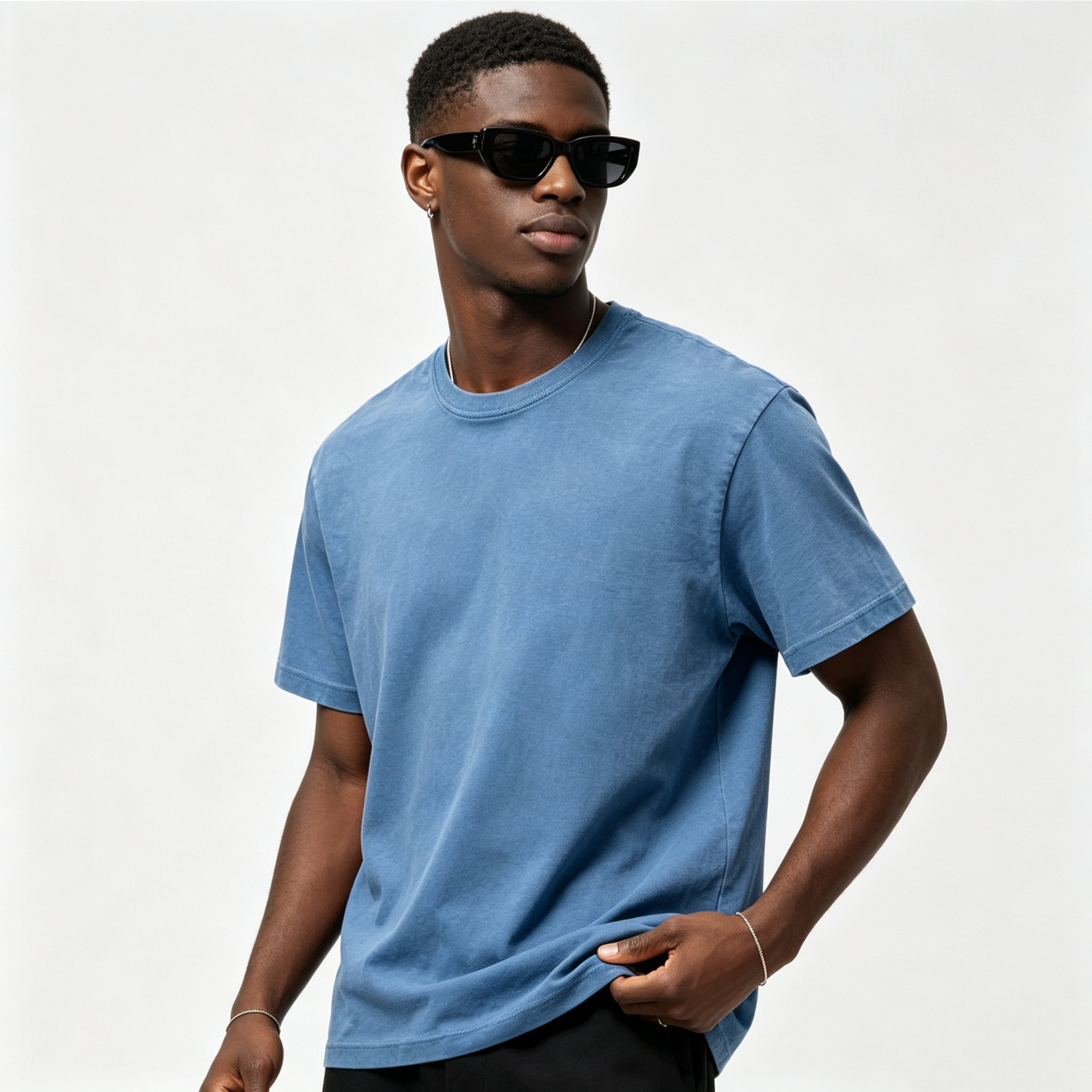 Relaxed Men's Custom Polo Shirts 180G 100 Cotton Polo Shirt Wrinkle Resistant