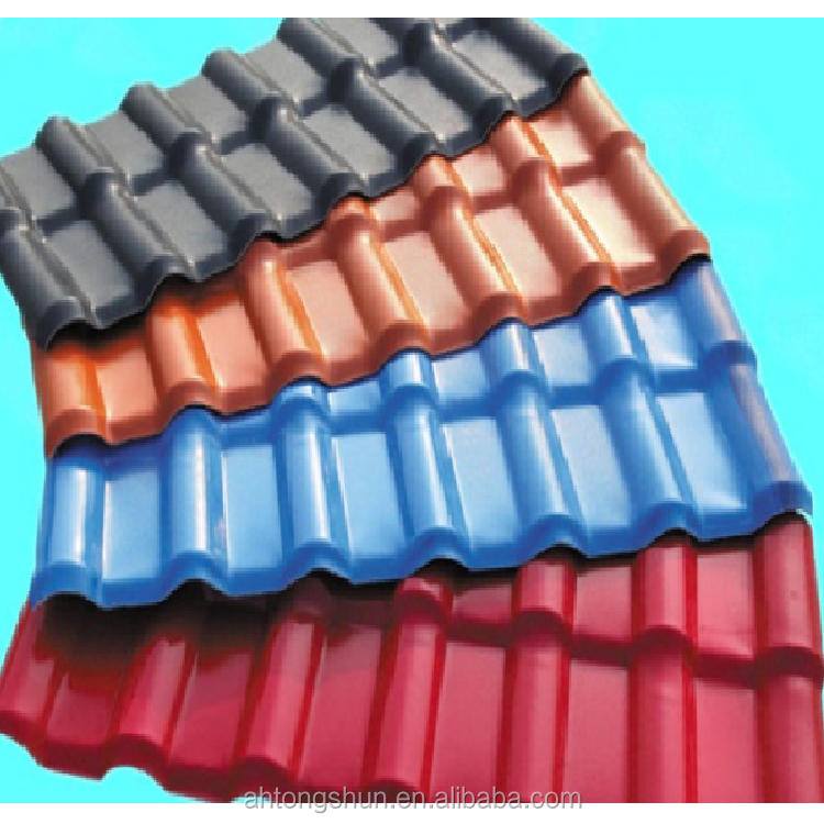 Impact Resistant Thermal Insulation ASA Synthetic Resin Roof Tile with Long-lasting Color Retention for Houses and Warehouses