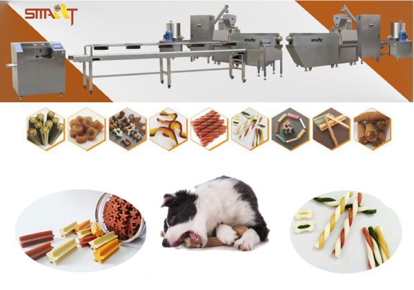 Single Color Pet Treat Machine Chews Snack Food Extruder