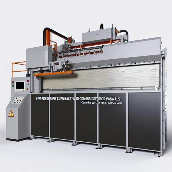 Fire-resistant Fiber Cement Exterior Panels Machine With Durable Construction And Service Life Of 25 Years And Beyond