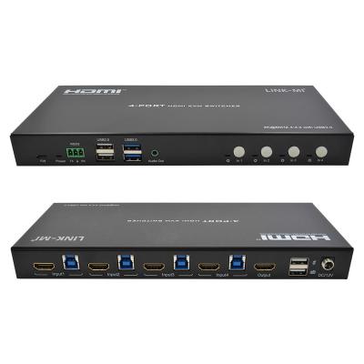 4 Port HDMI2.0 KVM Switch Up To 4K 60Hz 18Gbps 1920x1200