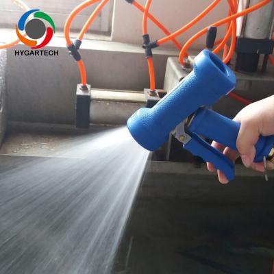 Hot Water Cleaning Brass Blue Washing Gun with Multiple Spray Patterns and Blue Color
