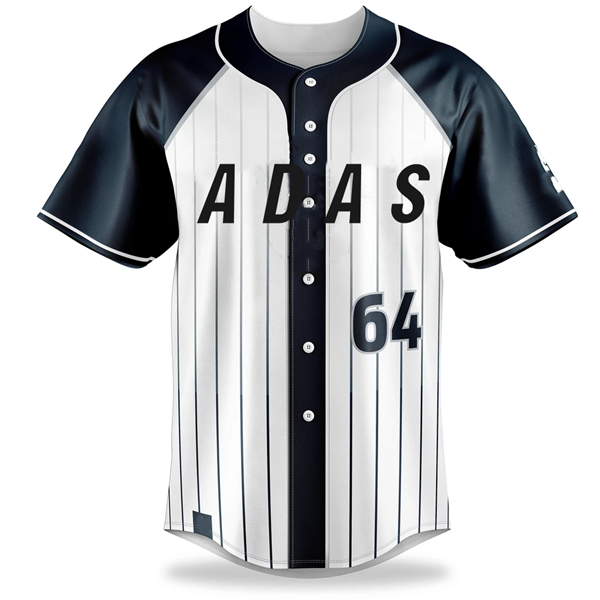 Antipilling Polyester Adults Sublimated Baseball Jerseys Short Sleeve Personalized