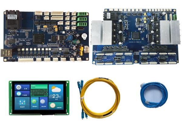 Impressora de transferência térmica de filme PET Gigabit Network 4720 Inkjet Printer Board 4 cabeças