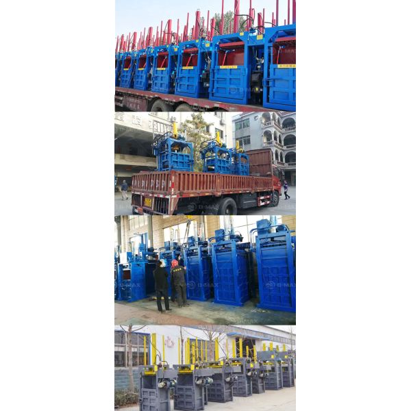 High Productivity Vertical Hydraulic Plastic Pet Bottle Press Baler for Waste Plastic