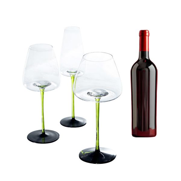 Custom Logo 4-Pack 12oz Lead-Free Crystal Clear Wine Glasses - Durable & Stylish for Any Occasion