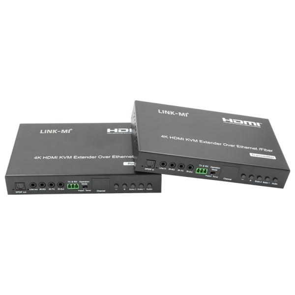 120m AV 4K HDMI Extender Over IP 60M USB KVM Extender Over Fiber