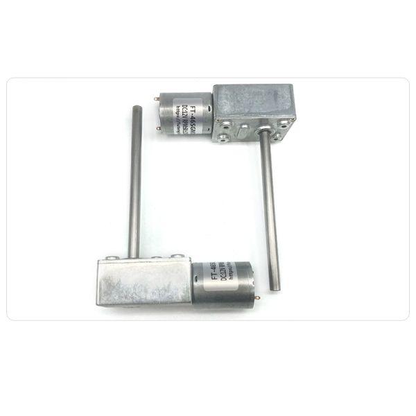 Futeng Factory Customized 12V 24V High Torque Worm Gearbox with 370 Motor