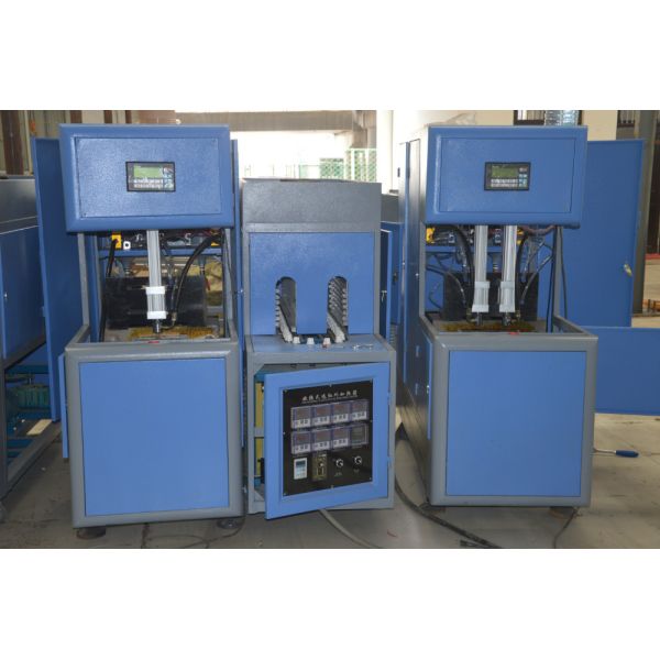 Oil Packaging 2 Cavity Semi Auto Oil Bottle Blowing Machine with 50kN Clamping Force