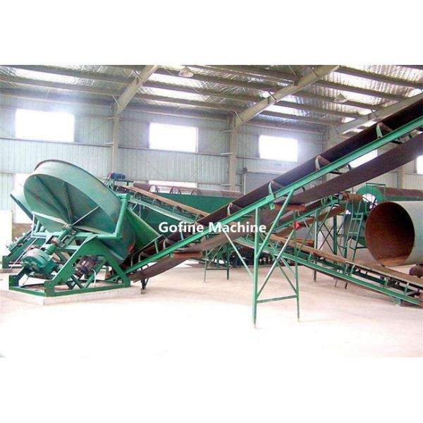Máquina de trabajo baja del granulador del fertilizante de la intensidad, máquina del granulador del disco