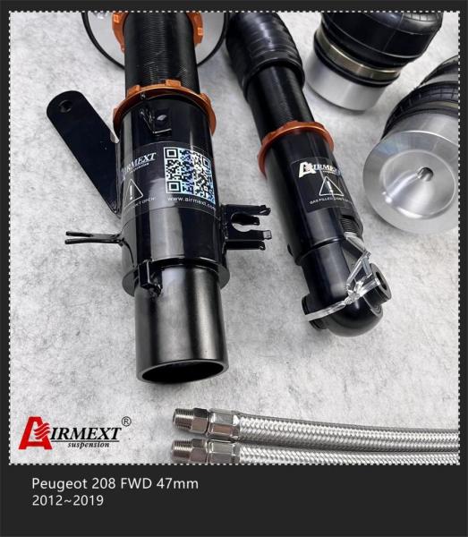 For Peugeot 208 FWD 47mm 2012-2019 air strut kit air suspension