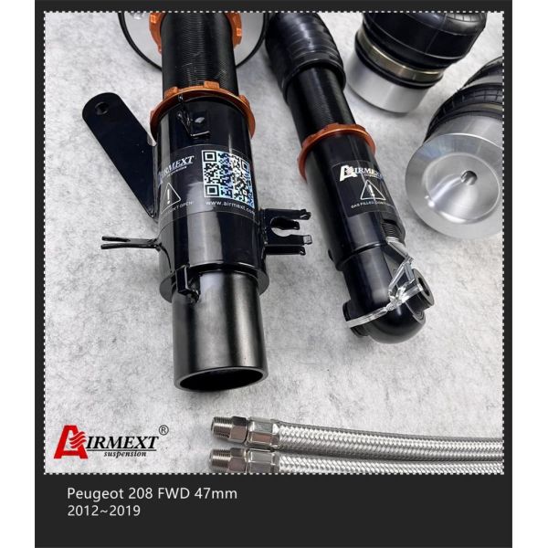 For Peugeot 208 FWD 47mm 2012-2019 air strut kit air suspension