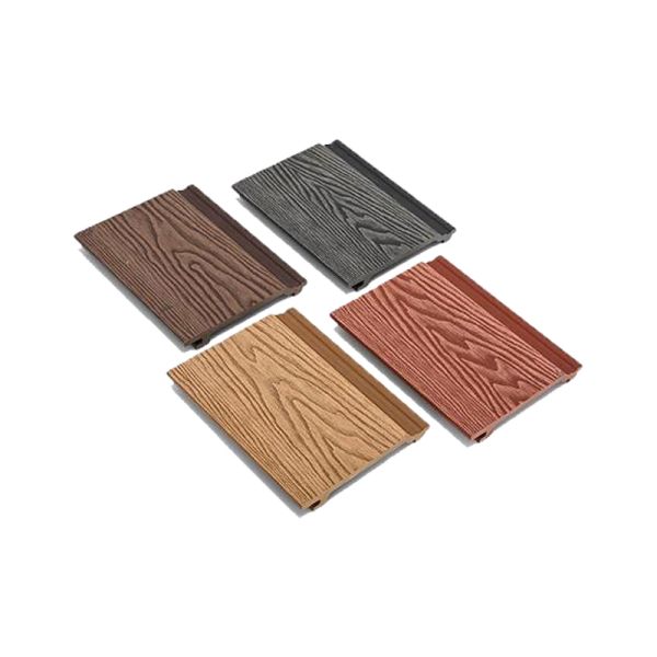 Wood Plastic Composite Wall Panel Waterproof UV-Stabilized WPC Cladding Terrace Backyard