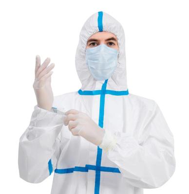 combinação protetora descartável Breathability alto do hospital
