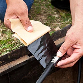 101 mmx3m Rubber Vinyl Tape pour toutes les conditions météorologiques Vinyl Mastic Tape résistant à la corrosion