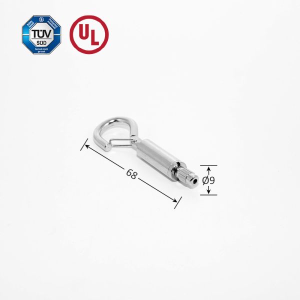 Self Lock Spring Hook Cable Gripper With Safety Cap Suspension Light Accesory
