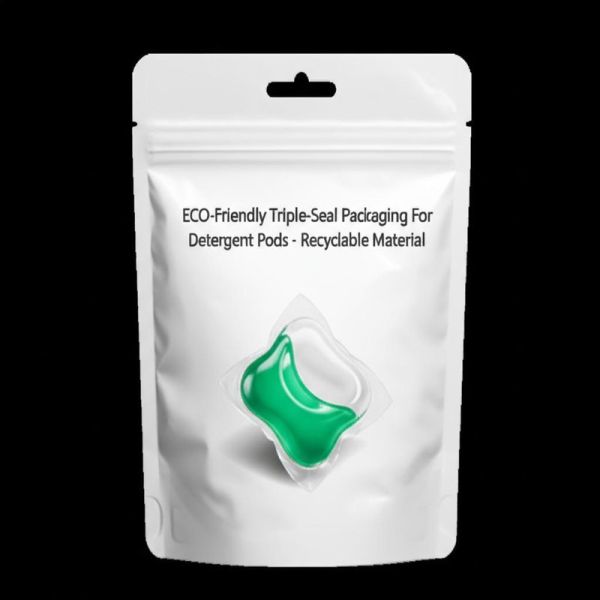 ECO-Friendly Triple-Seal Packaging For Detergent Pods - Recyclable Material