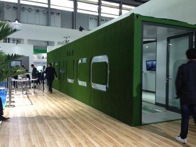Conteneur préfabriqué expansible de bureau de construction préfabriquée des bâtiments 40ft d'usine