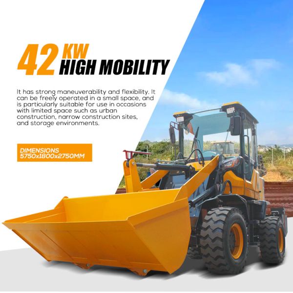 3 Ton Wheel Telescopic Front End Loader 3000 kg Mini Wheel Loader