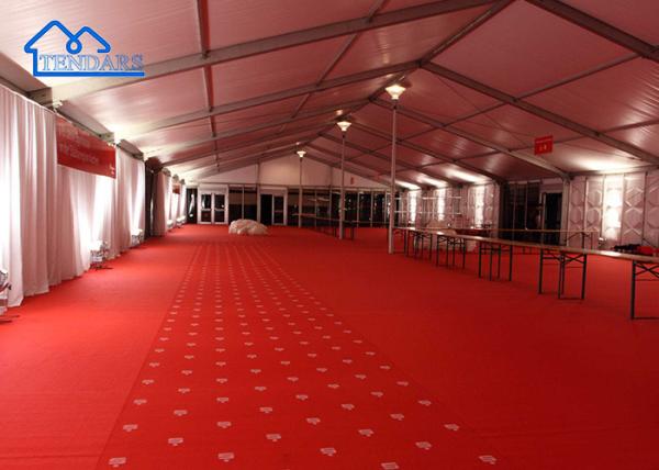Eventos de festivais personalizados Marquise Tenda de alumínio promoção ao ar livre Ceremonia Tendas de aluguer Marquise grande