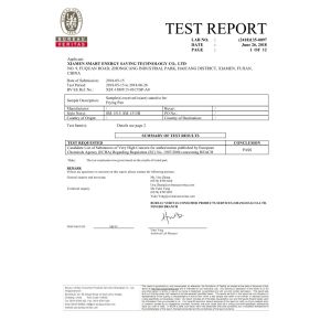 Xiamen Smart Energy Saving Technology Co., Ltd. Certifications