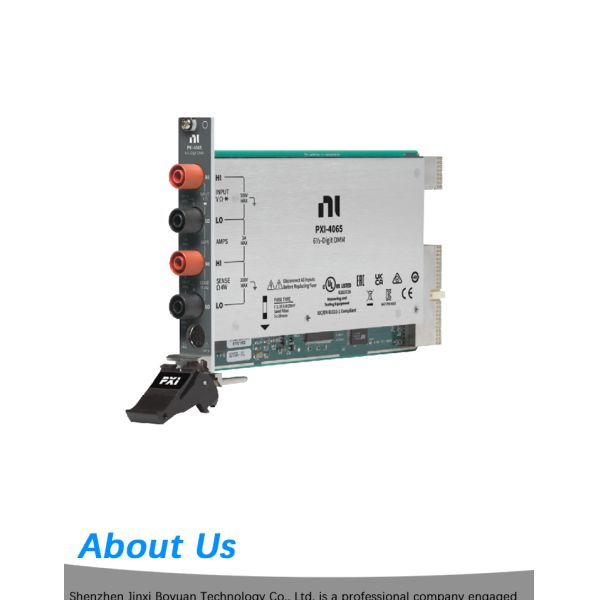 NI PXI-4065 6½-Digit ±300V PXI Digital Multimeter with 10/s Range Changes