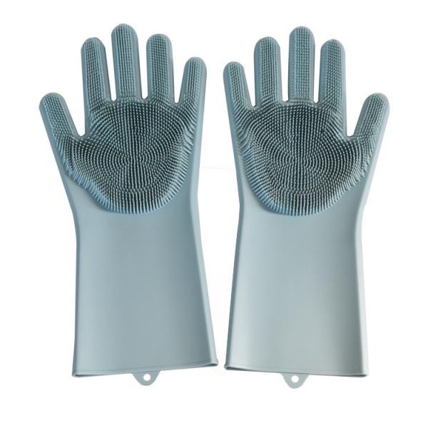 As luvas da mão do silicone do agregado familiar dos cuidados capilares escovam acessórios do banheiro da casa